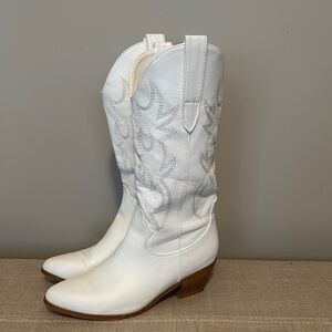 White Cowboy Boots